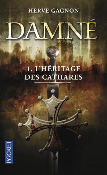 Couverture du livre « Damné t.1 » de Hervé Gagnon aux éditions Pocket