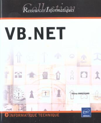 Couverture du livre « Vb.net » de Thierry Groussard aux éditions Eni