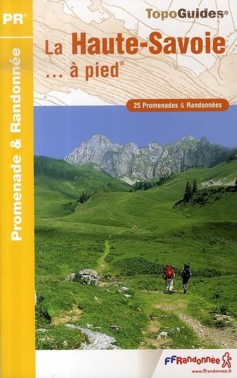 Couverture du livre « La haute-savoie à pied » de  aux éditions Ffrp