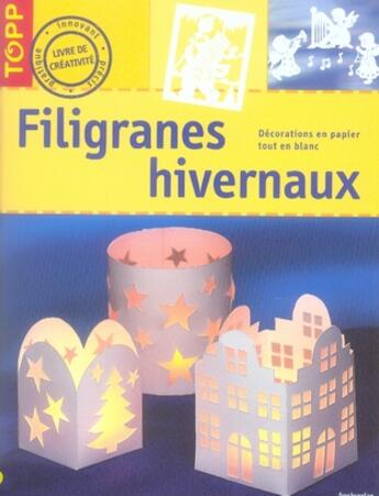 Couverture du livre « Filigranes hivernaux » de  aux éditions Editions Carpentier