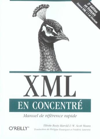 Couverture du livre « O'reilly xml en concentre 3ed (3e édition) » de Means aux éditions O Reilly France