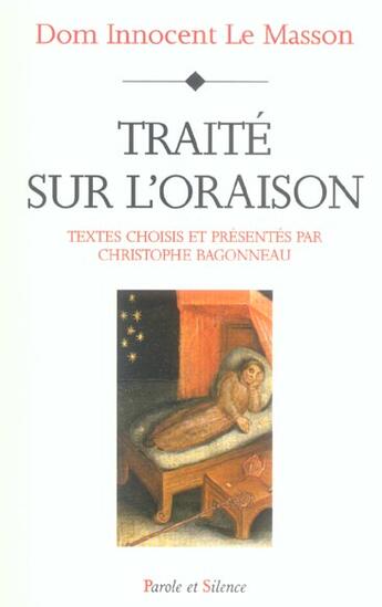 Couverture du livre « Traite sur l oraison » de Le Masson I aux éditions Parole Et Silence