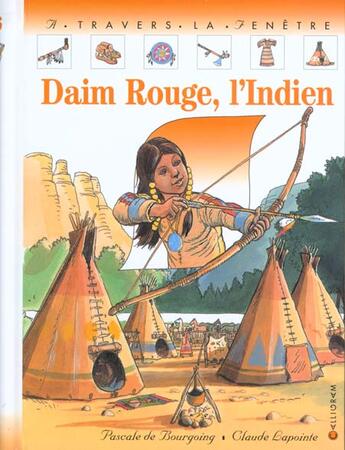 Couverture du livre « Daim rouge, l'indien » de De Bourgoing aux éditions Calligram