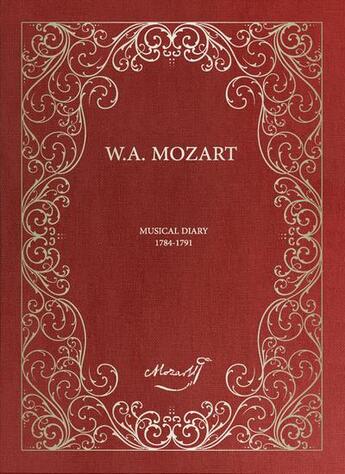Couverture du livre « Musical diary ; 1784-1791 » de Wolfgang-Amadeus Mozart aux éditions Editions Des Saints Peres
