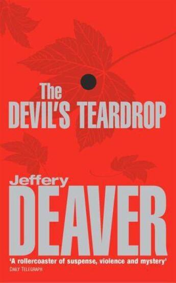 Couverture du livre « The devil's teardrop » de Jeffery Deaver aux éditions Coronet