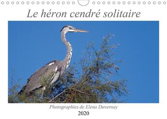 Couverture du livre « Le héron cendré solitaire (édition 2020) » de Elena Duvernay aux éditions Calvendo