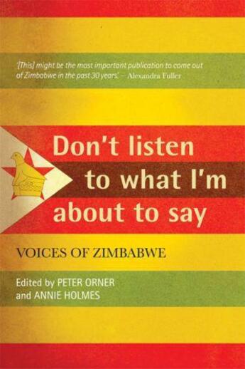 Couverture du livre « Don't Listen To What I'm About To Say » de Annie Holmes aux éditions Ball Jonathan Publishing Digital