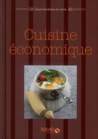 Couverture du livre « Cuisine économique » de  aux éditions Solar