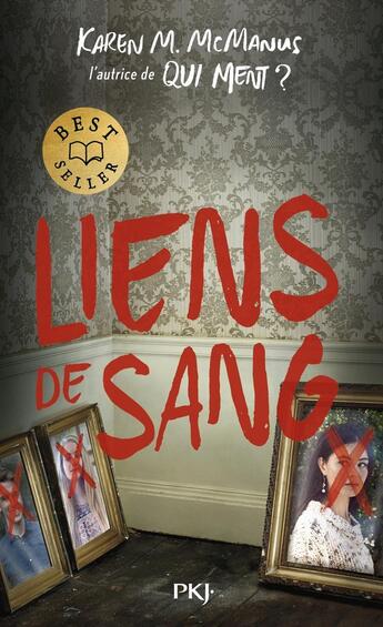 Couverture du livre « Liens de sang » de Karen M. Mcmanus aux éditions Pocket Jeunesse