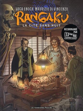 Couverture du livre « Rangaku t.1 ; la cité sans nuit » de Maurizio Di Vincenzo et Luca Enoch aux éditions Humanoides Associes