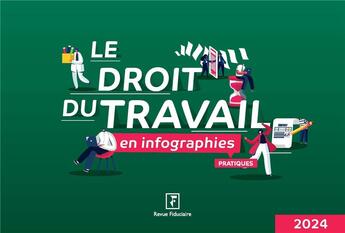 Couverture du livre « Le droit du travail en infographies pratiques (édition 2024) » de Loic Lewandowski et Sofiane Coly et Florence Vasseur aux éditions Revue Fiduciaire