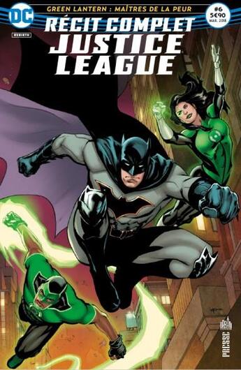 Couverture du livre « Justice League récit complet n.6 ; les Green Lantern arrivent à Gotham ! » de  aux éditions Urban Comics Press