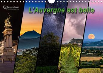 Couverture du livre « L auvergne est belle calendrier mural 2020 din a4 horizontal - voyagez en auvergne a travers » de Photography Cle aux éditions Calvendo