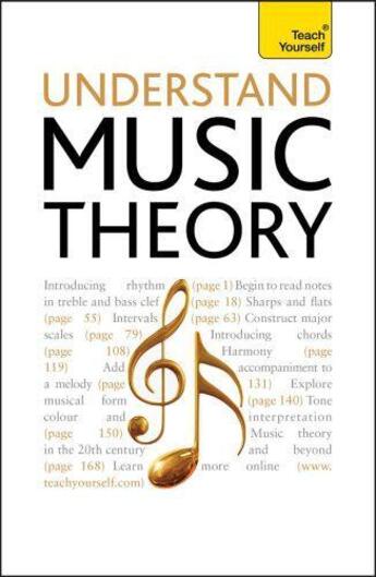 Couverture du livre « Understand Music Theory: Teach Yourself » de Richer Margaret aux éditions Hodder Education Digital