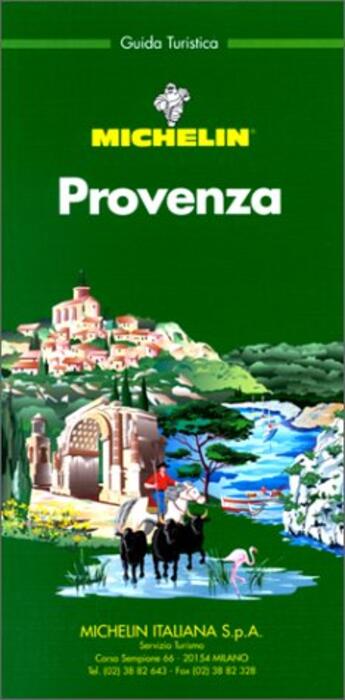 Couverture du livre « Provenza (italien) 2008 » de Collectif Michelin aux éditions Michelin