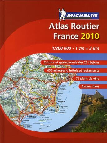 Couverture du livre « Atlas France ; tourisme et patrimoine (édition 2011) » de Collectif Michelin aux éditions Michelin