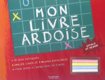 Couverture du livre « Mon livre ardoise (+craies) » de Frederique Deviller aux éditions Pere Castor