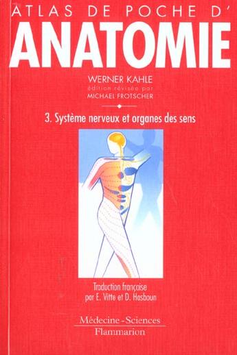 Couverture du livre « ATLAS DE POCHE » de Werner Kahle aux éditions Lavoisier Medecine Sciences