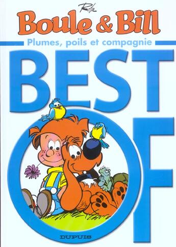 Couverture du livre « Boule & Bill : best of ; plumes, poils et compagnie » de Jean Roba aux éditions Dupuis