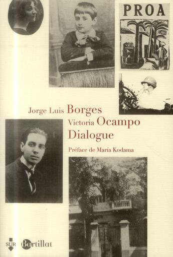 Couverture du livre « Dialogue » de Jorge Luis Borges aux éditions Bartillat