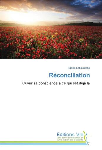 Couverture du livre « Reconciliation » de Labourdette-E aux éditions Vie