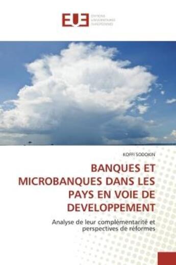 Couverture du livre « Banques et microbanques dans les pays en voie de developpement - analyse de leur complementarite et » de Sodokin Koffi aux éditions Editions Universitaires Europeennes