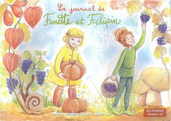 Couverture du livre « N18le journal de fanette et filipin n 18 automne » de  aux éditions Belle Emeraude