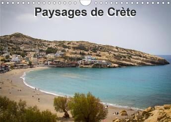 Couverture du livre « Paysages de crete calendrier mural 2020 din a4 horizontal - selection de photographies de » de Steyaert Didier aux éditions Calvendo