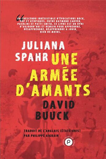 Couverture du livre « Une Armee D'Amants » de Spahr-J+Buuck-D aux éditions Publie.net