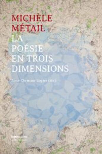 Couverture du livre « Michèle Métail ; la poésie en trois dimensions » de Anne-Christine Royere aux éditions Les Presses Du Reel