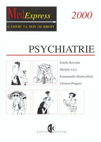 Couverture du livre « Psychiatrie/psychiatrie/collection med express » de Botvinik aux éditions Estem