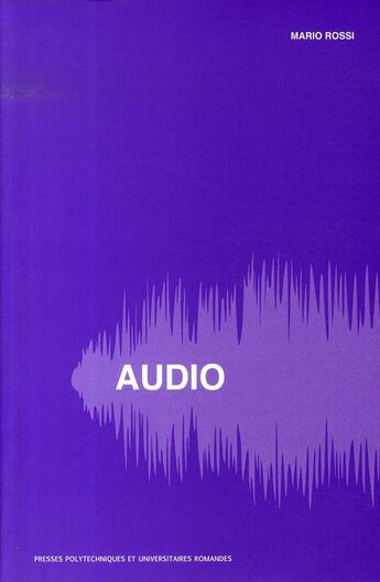 Couverture du livre « Audio » de Rossi M aux éditions Ppur