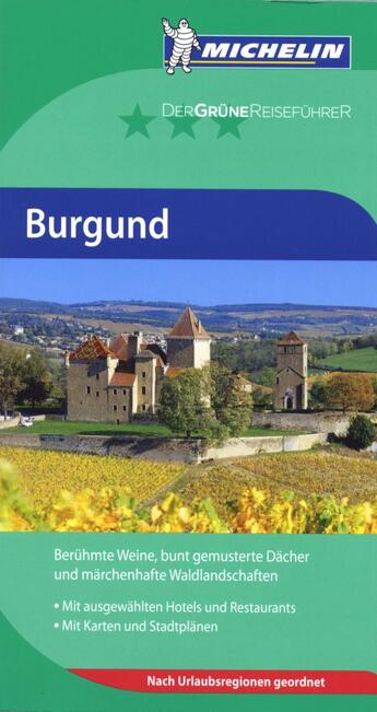 Couverture du livre « Gv burgund jura (all) » de Collectif Michelin aux éditions Michelin