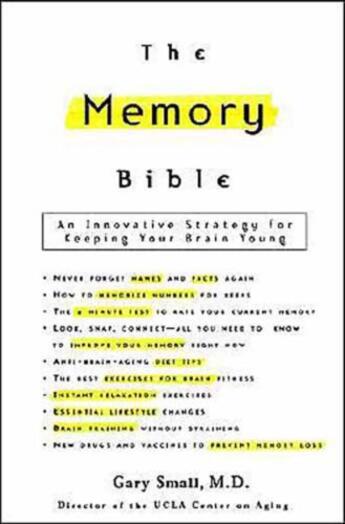 Couverture du livre « The Memory Bible » de Small Gary aux éditions Hyperion