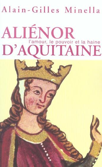 Couverture du livre « Alienor d'aquitaine » de Alain-Gilles Minella aux éditions Perrin
