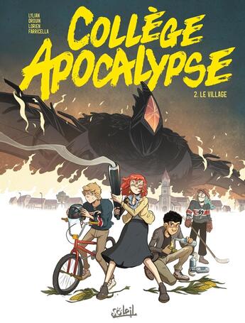 Couverture du livre « Collège Apocalypse T02 : Le Village » de Lylian et Paul Drouin et Lorien aux éditions Soleil