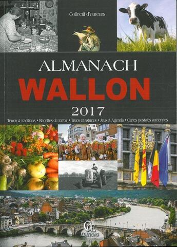 Couverture du livre « Almanach wallon 2017 » de  aux éditions Communication Presse Edition