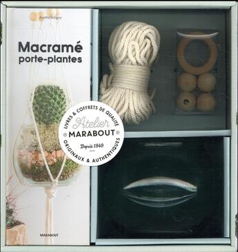 Couverture du livre « Coffret macramé DIY » de Aurelie Soligny aux éditions Marabout