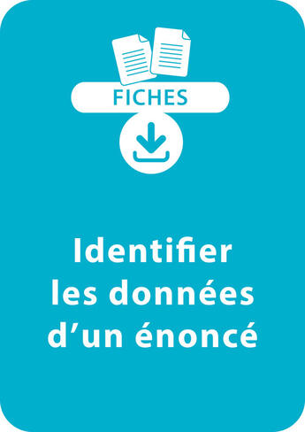 Couverture du livre « Numération CP - CE1 : Identifier les données d'un énoncé » de Eric Truskolaski aux éditions Retz