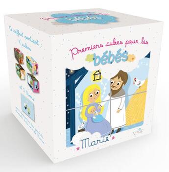 Couverture du livre « Mes cubes d'éveil à la foi ; Marie » de Virginie Aladjidi et Caroline Pellissier et Melanie Combes aux éditions Mame