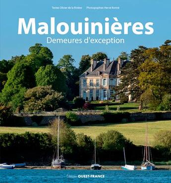 Couverture du livre « Malouinieres, demeures d'exception » de Chereil De La Rivier aux éditions Ouest France