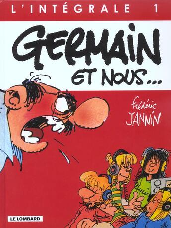 Couverture du livre « Germain et nous ; intégrale » de Frederic Jannin aux éditions Lombard