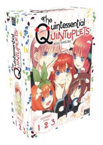 Couverture du livre « The Quintessential Quintuplets : coffret Tomes 1 à 3 » de Negi Haruba aux éditions Pika