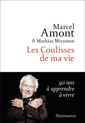 Couverture du livre « Les coulisses de ma vie » de Marcel Amont et Mathias Miramon aux éditions Flammarion