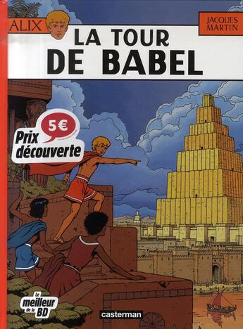 Couverture du livre « Tour de babel op 5 euros (la) » de Jacques Martin aux éditions Casterman