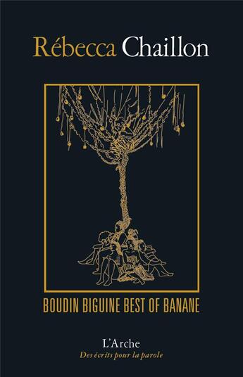 Couverture du livre « Boudin biguine best of banane » de Rebecca Chaillon aux éditions L'arche