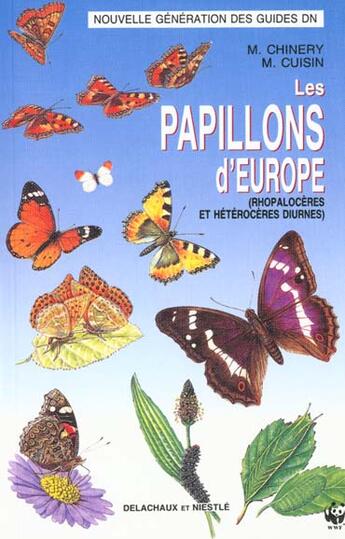 Couverture du livre « Papillons D'Europe » de Chinery/Cuisin aux éditions Delachaux & Niestle