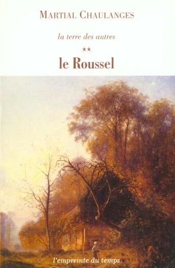 Couverture du livre « Roussel (le) » de Chaulanges aux éditions Pu De Grenoble