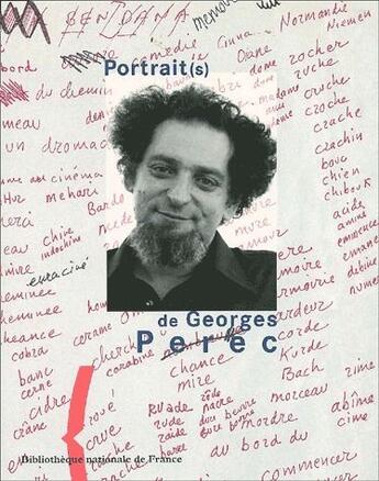 Couverture du livre « Portraits de Georges Perec » de Paulette Perec aux éditions Bnf Editions