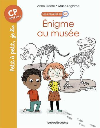 Couverture du livre « Les enquêtes du CP Tome 6 : énigme au musée » de Anne Riviere et Marie Leghima aux éditions Bayard Jeunesse